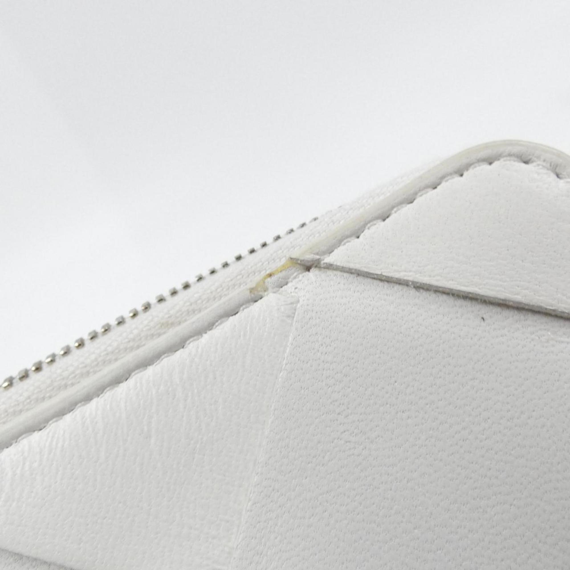 Bottega Veneta White Leather Wallet (Bi-Fold)