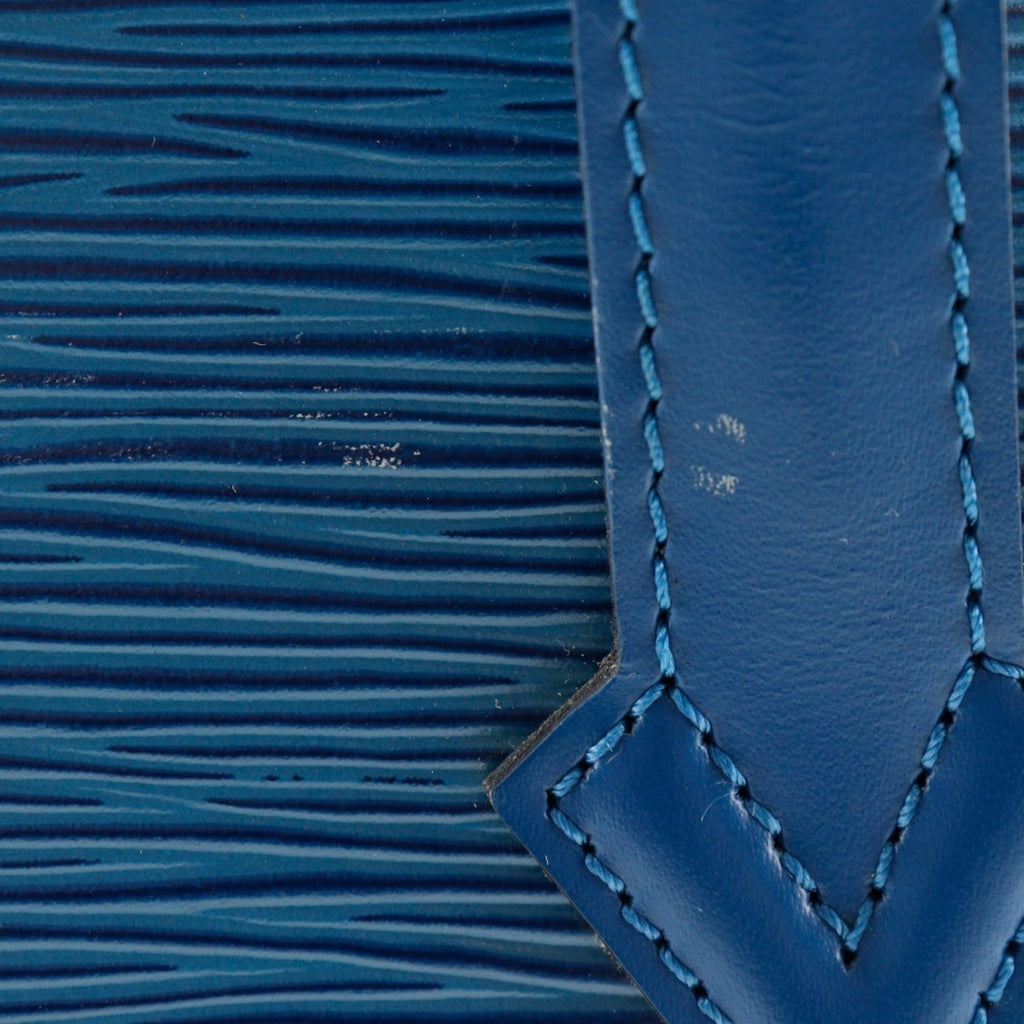 Louis Vuitton Epi Blue Toledo Blue Epi Leather Handbag