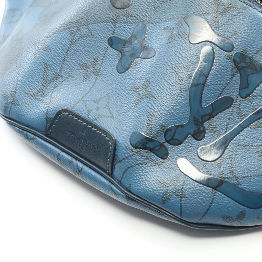 Louis Vuitton Blue Pvc Leather Fanny Pack
