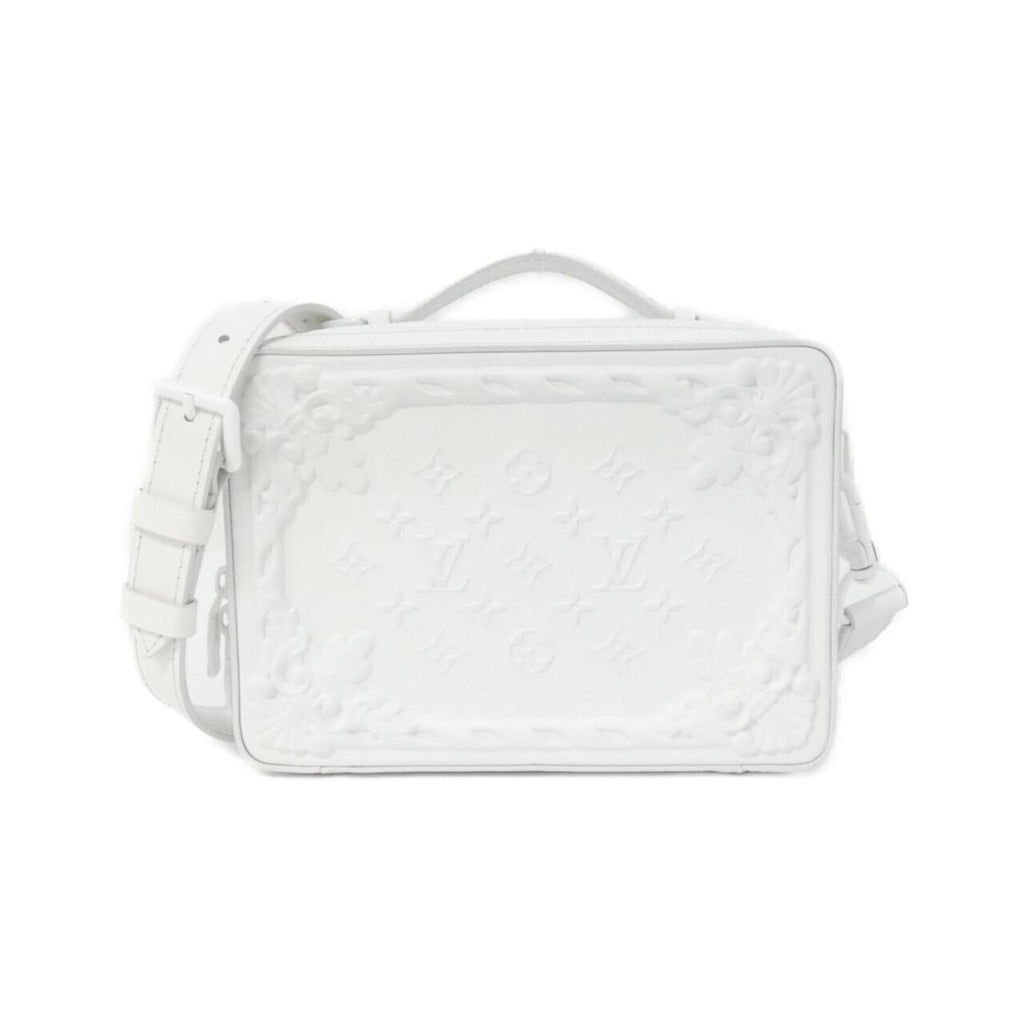 Louis Vuitton White Leather Shoulder Bag