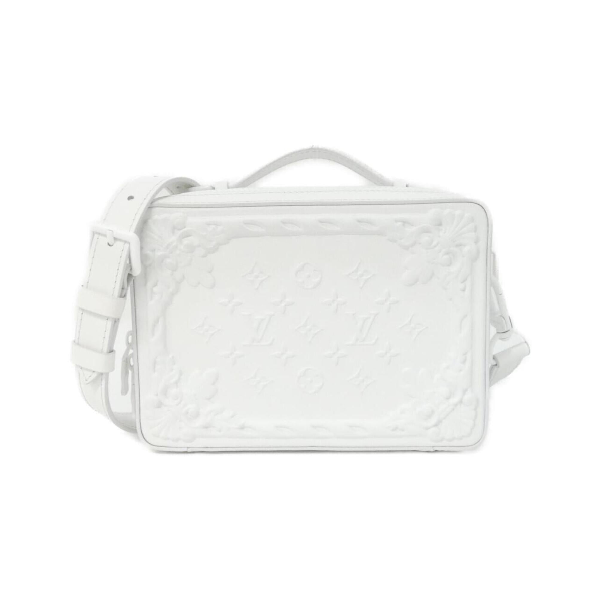 Louis Vuitton White Leather Shoulder Bag