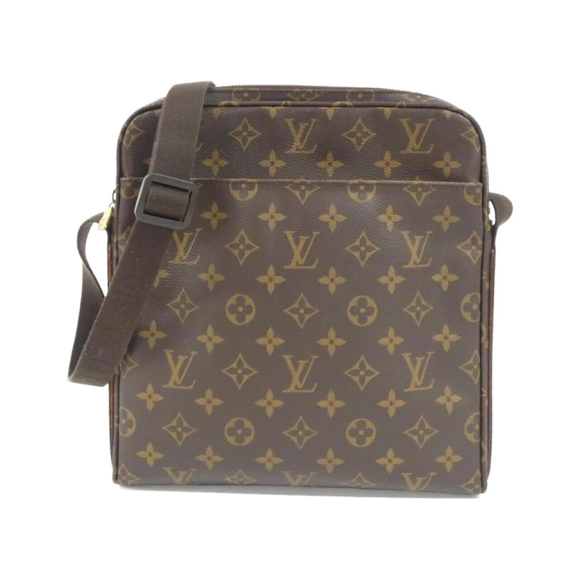 Louis Vuitton Brown Coated Canvas Shoulder Bag