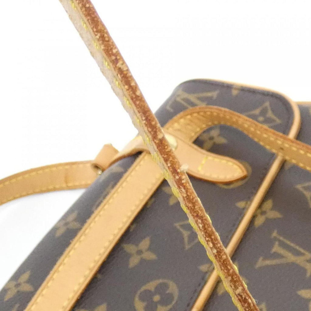 Louis Vuitton Marron Coated Canvas Backpack