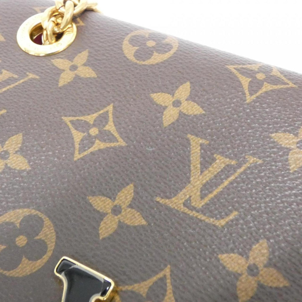 Louis Vuitton Marron Coated Canvas Shoulder Bag