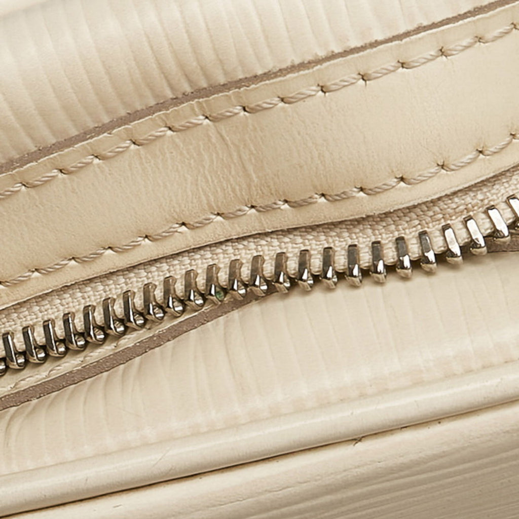 Louis Vuitton Epi Montaigne PM Handbag M5932J White Leather Ladies LOUIS VUITTON