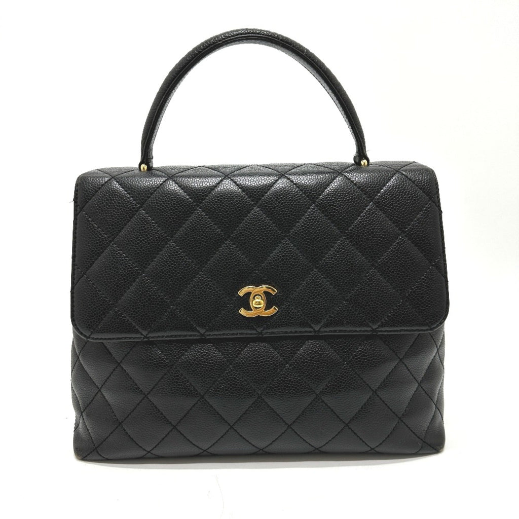 Chanel Black Leather Handbag