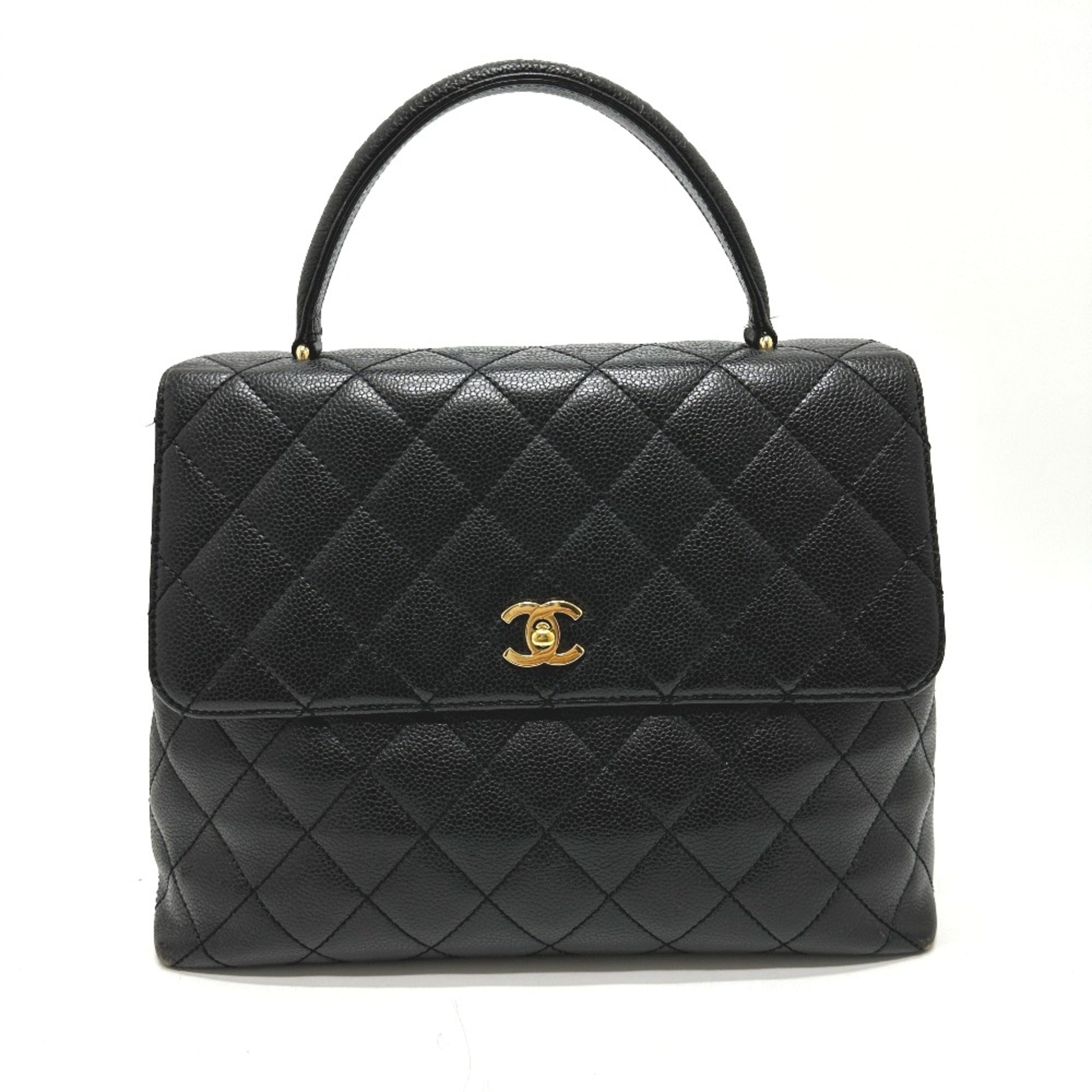Chanel Black Leather Handbag