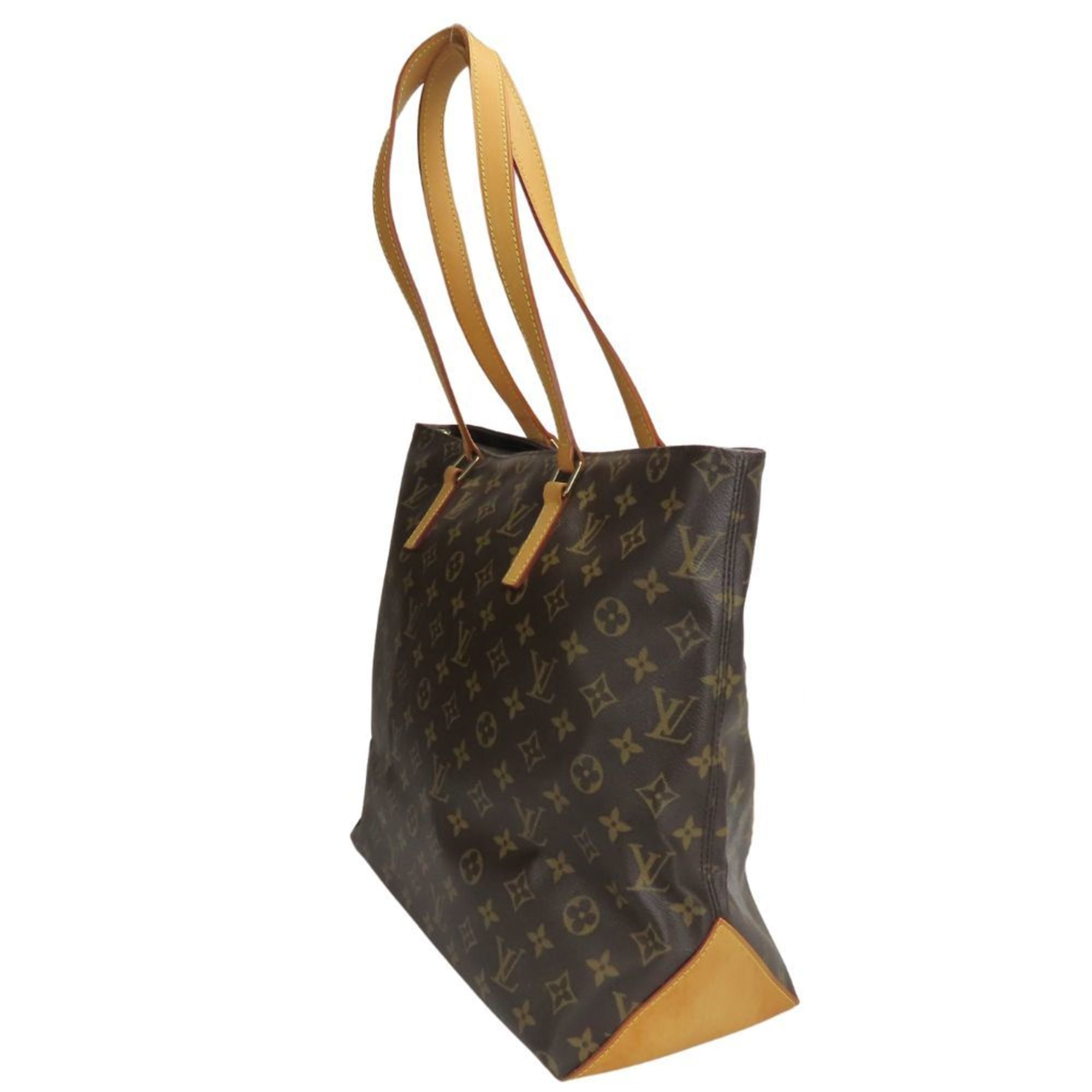 Louis Vuitton Brown Monogram Leather Tote Bag