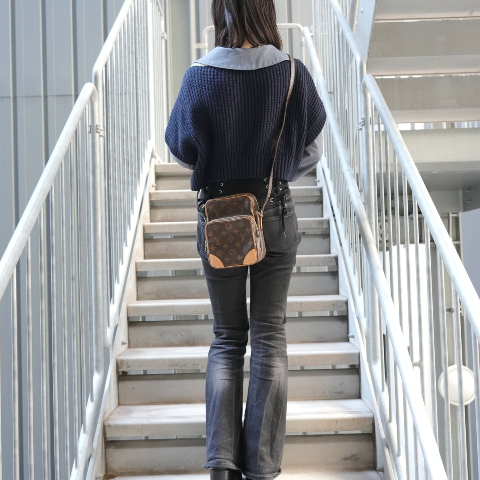 Louis Vuitton Brown Monogram Shoulder Bag