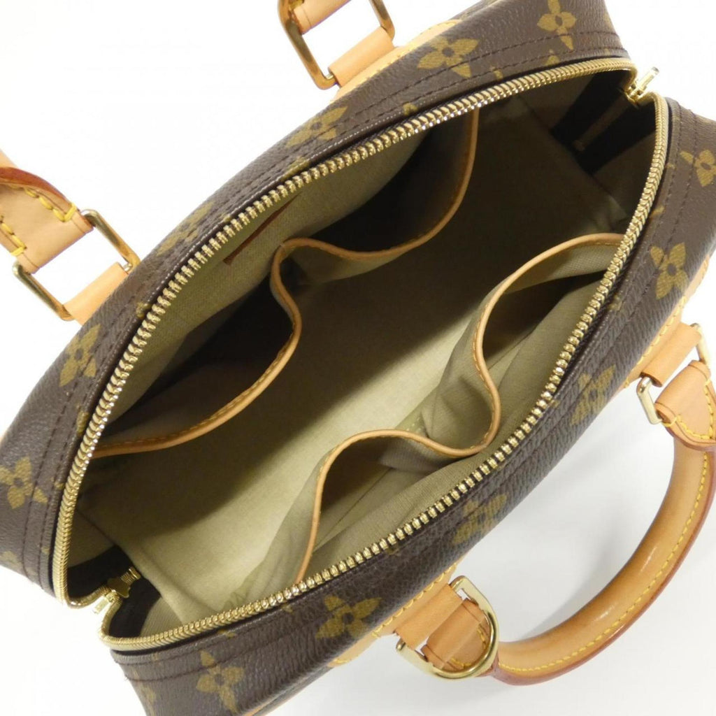 Louis Vuitton Brown Coated Canvas Handbag
