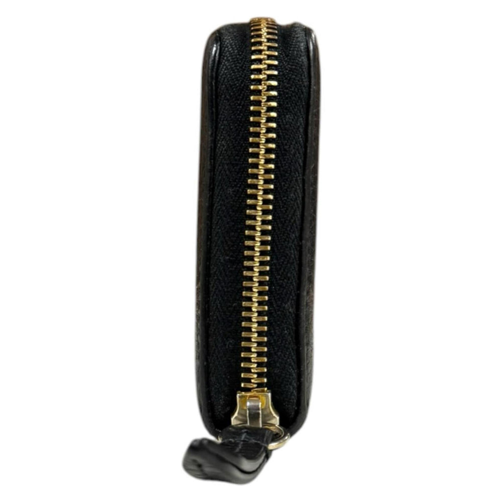 Gucci Black Leather Long Wallet (Bi-Fold) (Pre-Owned)