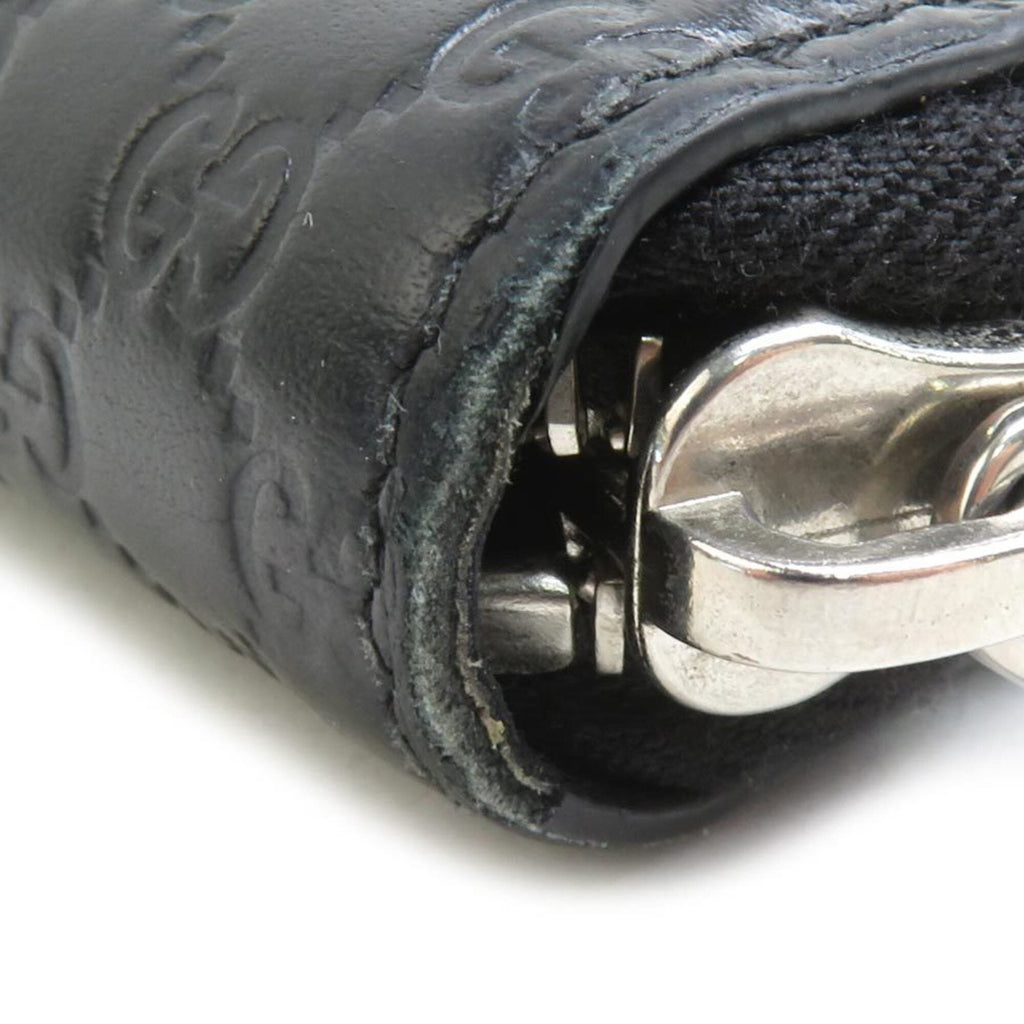 Gucci Black Leather Long Wallet (Bi-Fold) (Pre-Owned)