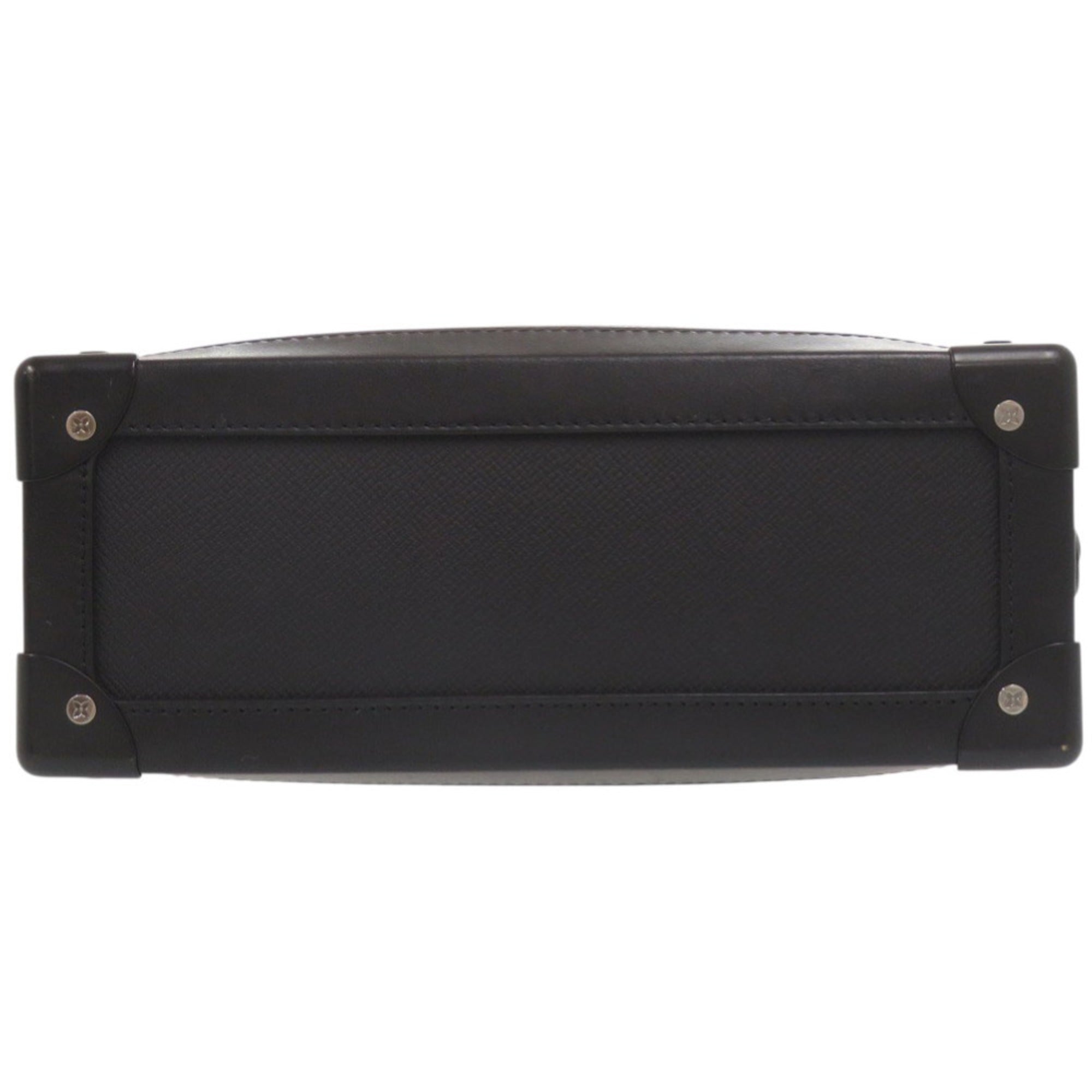 Louis Vuitton Black Leather Shoulder Bag