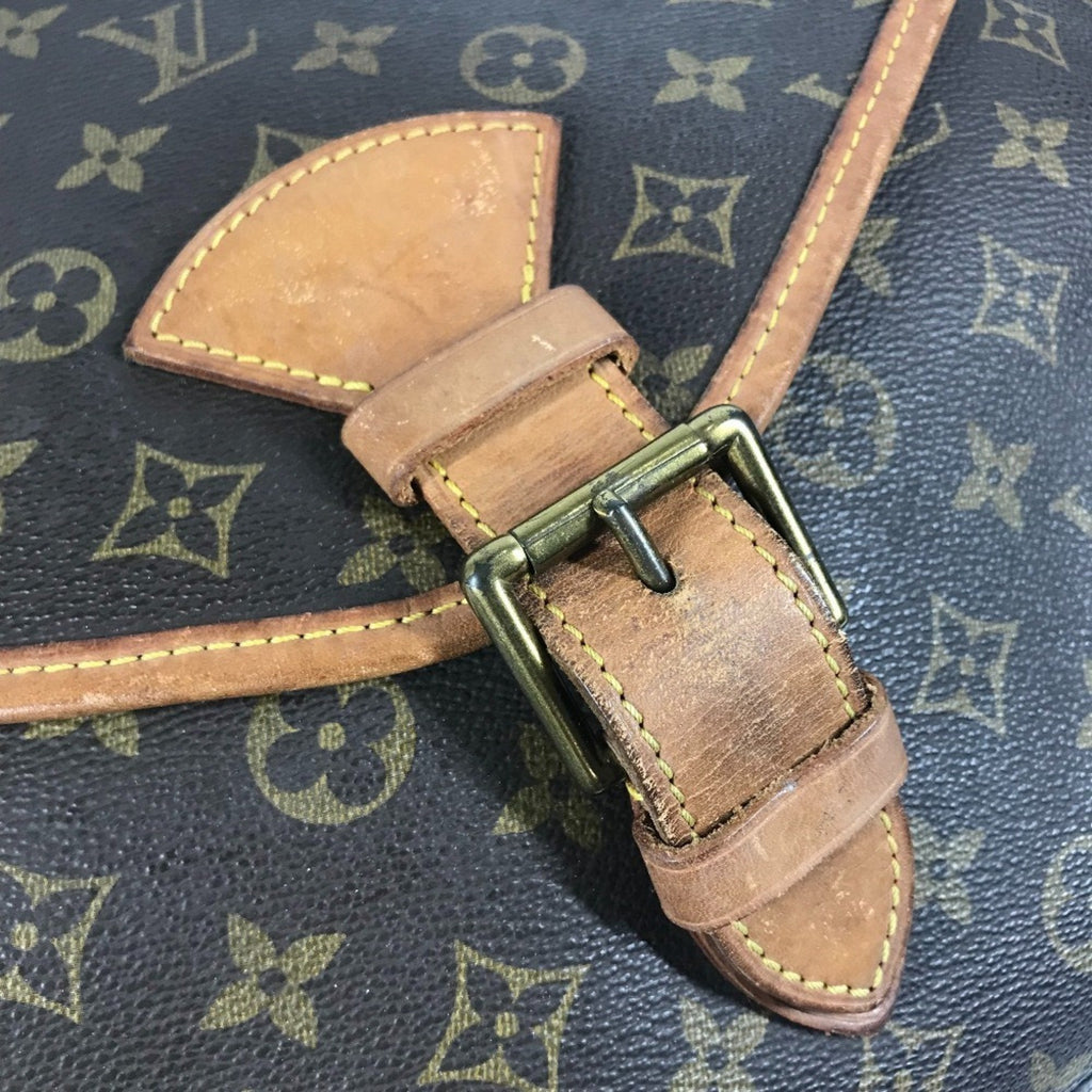 Louis Vuitton Brown Monogram Canvas Handbag Shoulder Bag