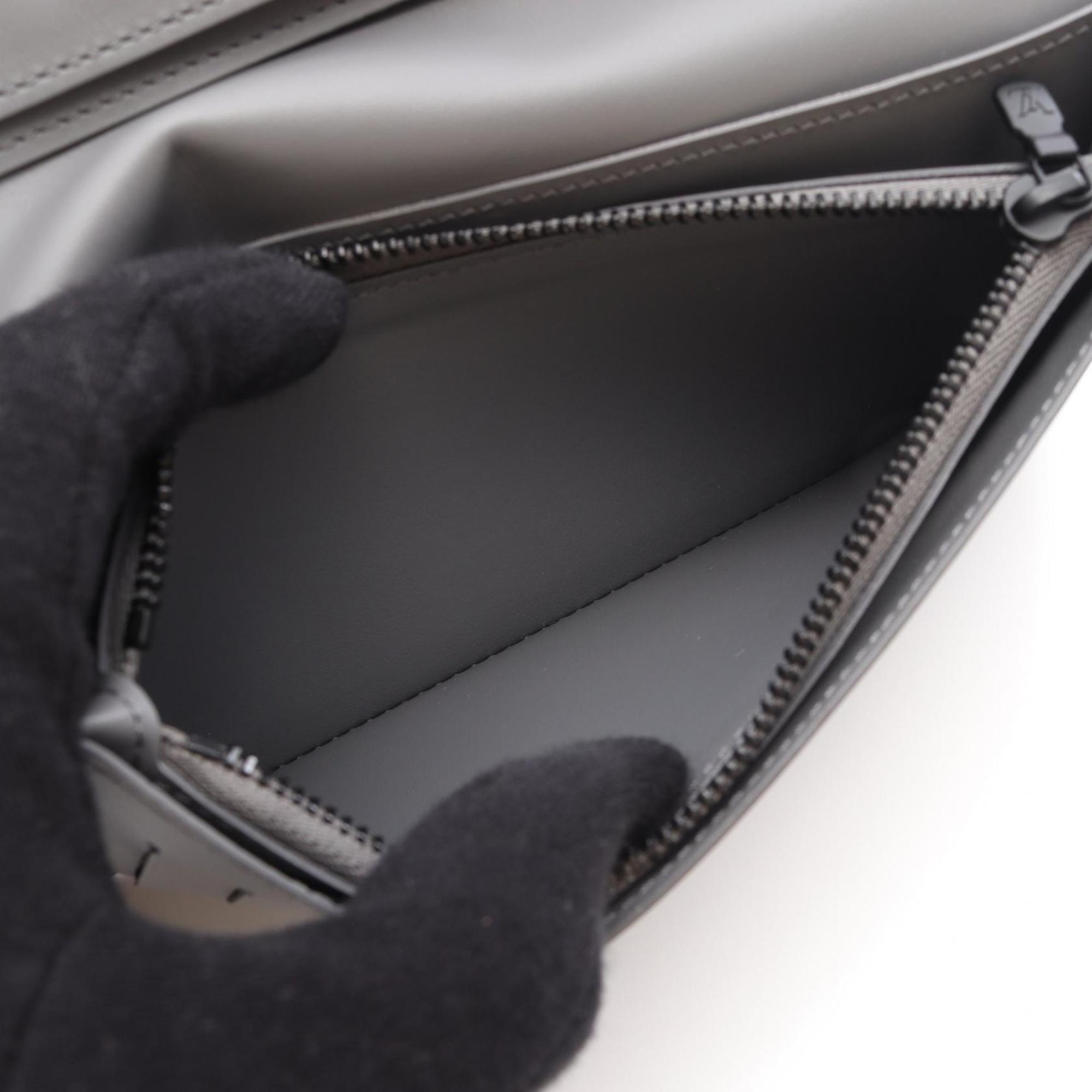 Louis Vuitton Gray Monogram Shadow Long Wallet