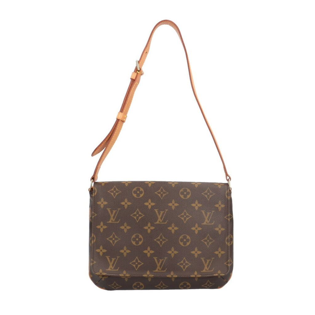 Louis Vuitton Brown Canvas Monogram Shoulder Bag