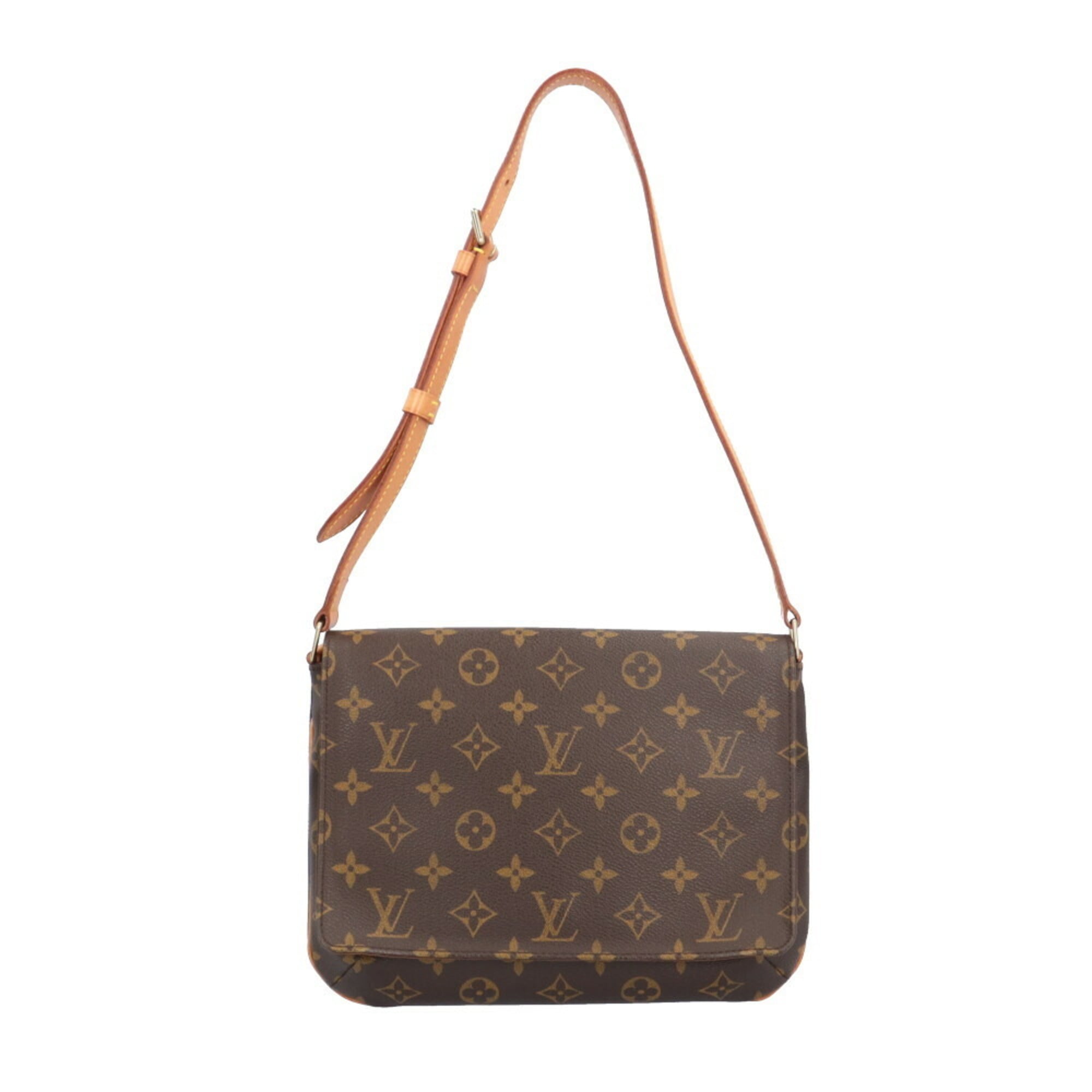 Louis Vuitton Brown Canvas Monogram Shoulder Bag