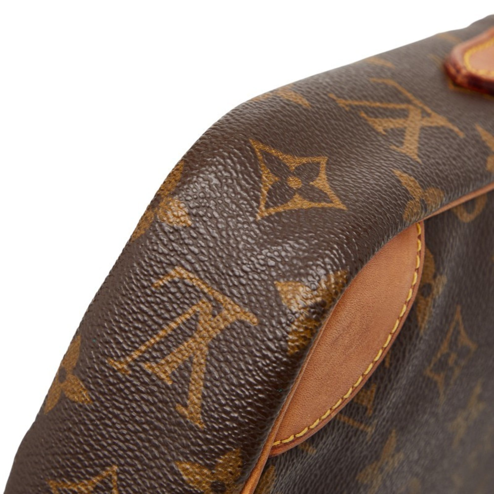 Louis Vuitton Brown Pvc Leather Shoulder Bag