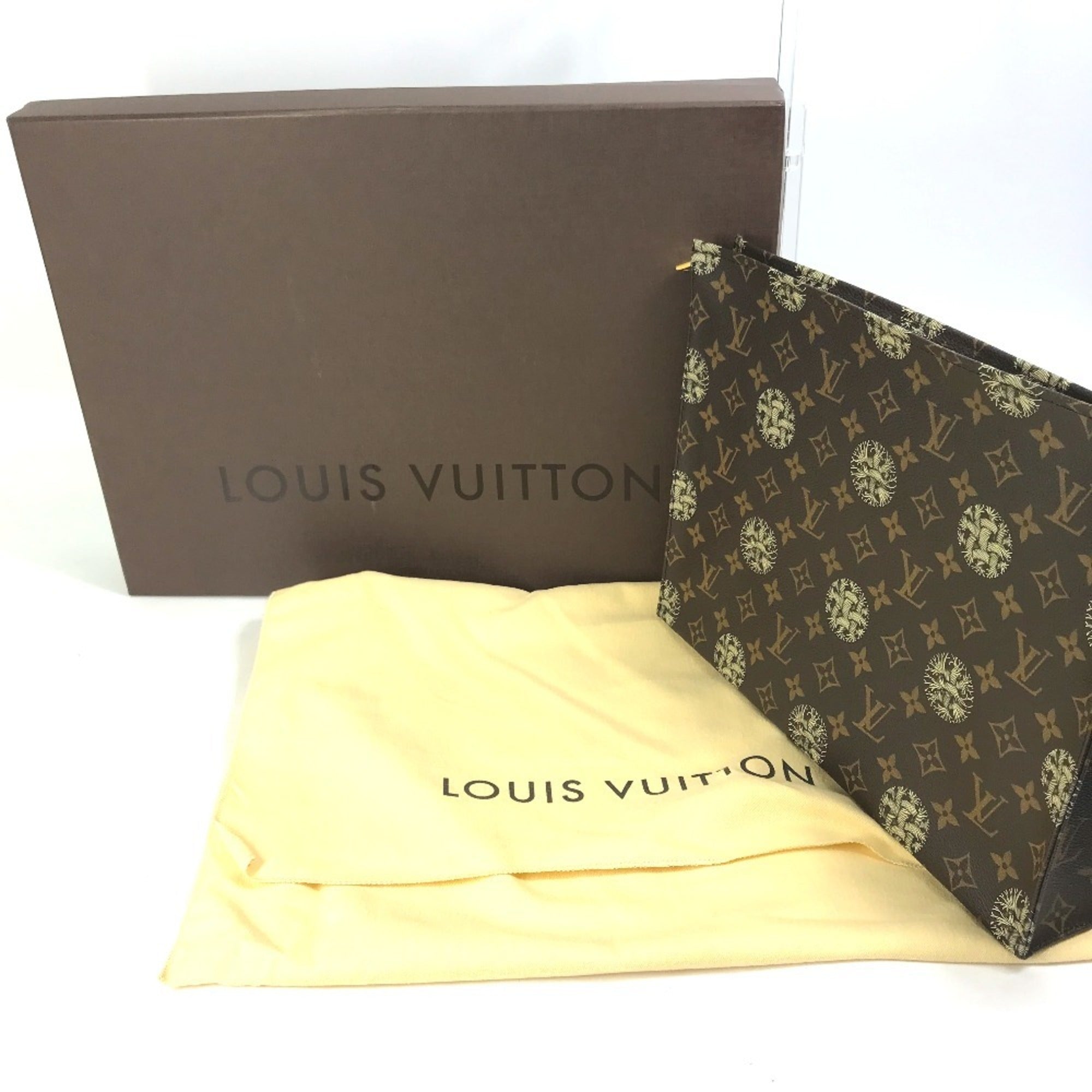 Louis Vuitton Brown Monogram Clutch Bag Pochette