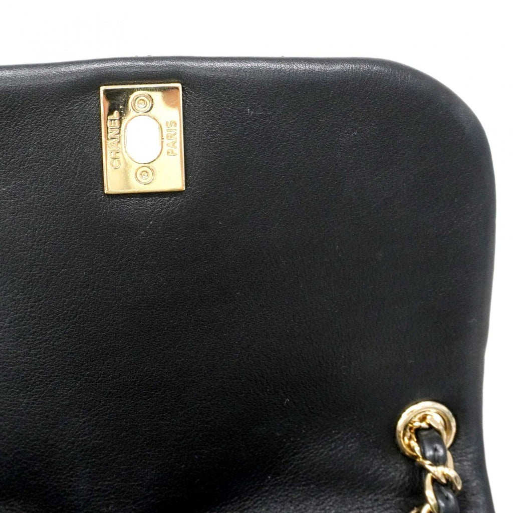 Chanel Black Leather Backpack