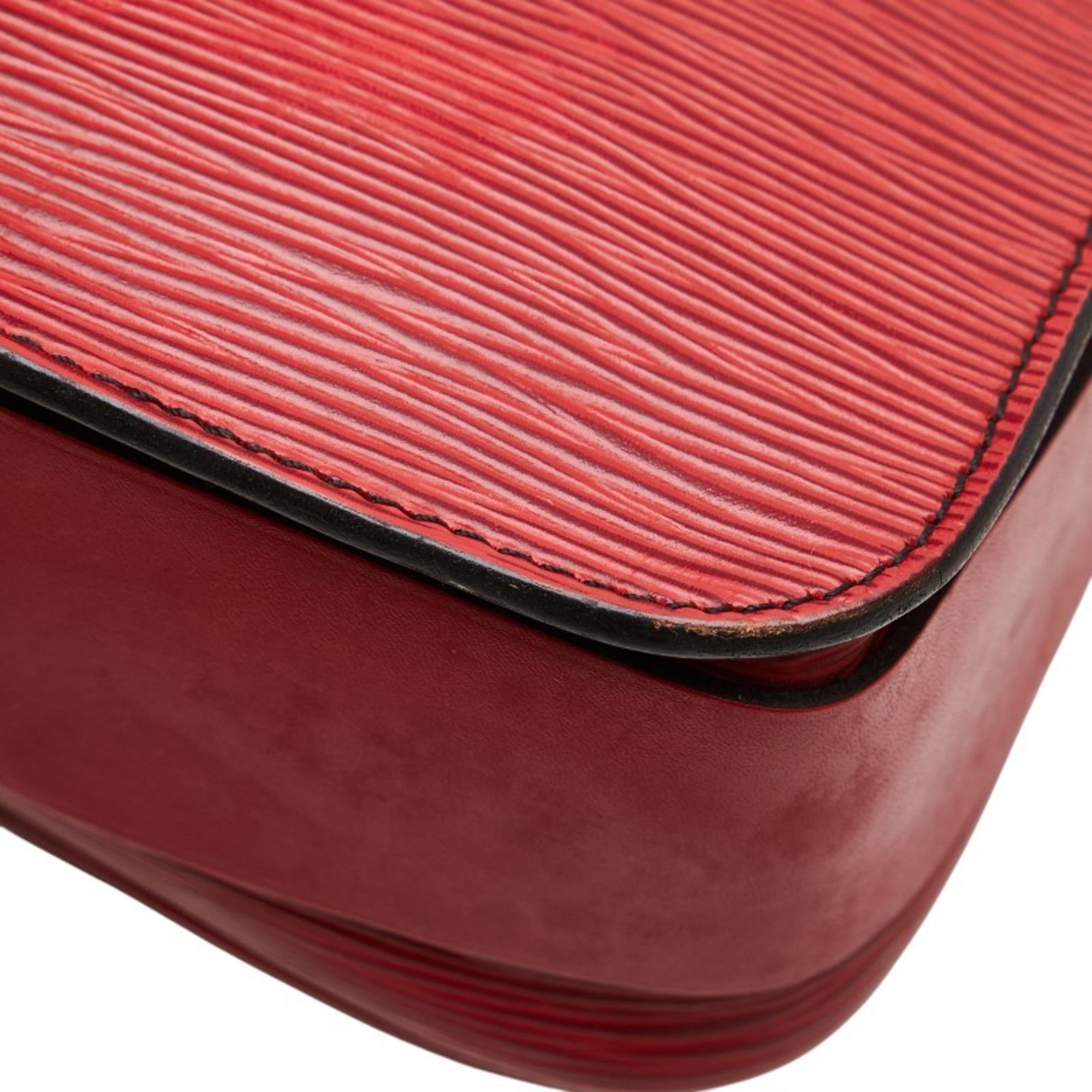 Louis Vuitton Epi Castilian Red Leather Shoulder Bag