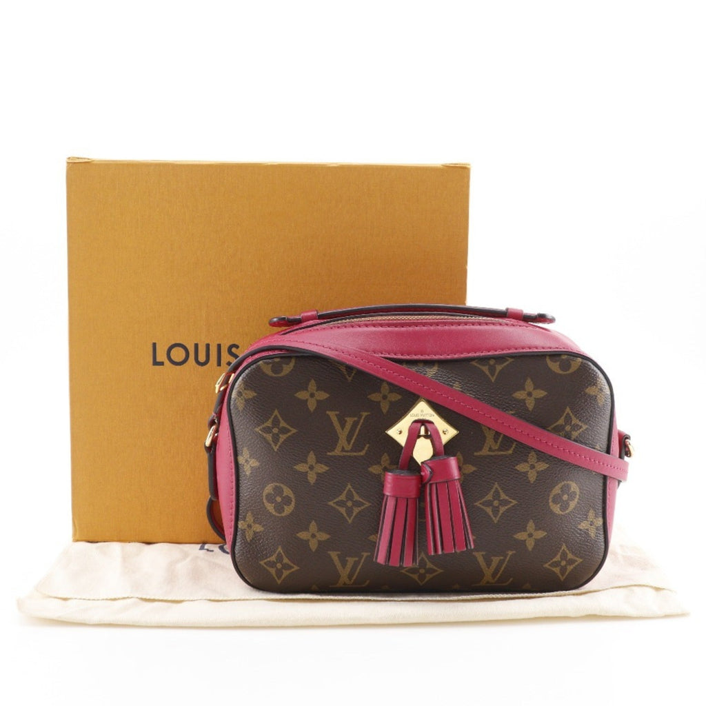 Louis Vuitton Brown Red Color Monogram Shoulder Bag