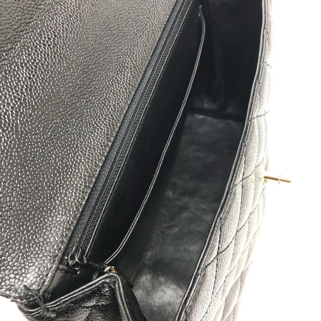 Chanel Black Leather Handbag