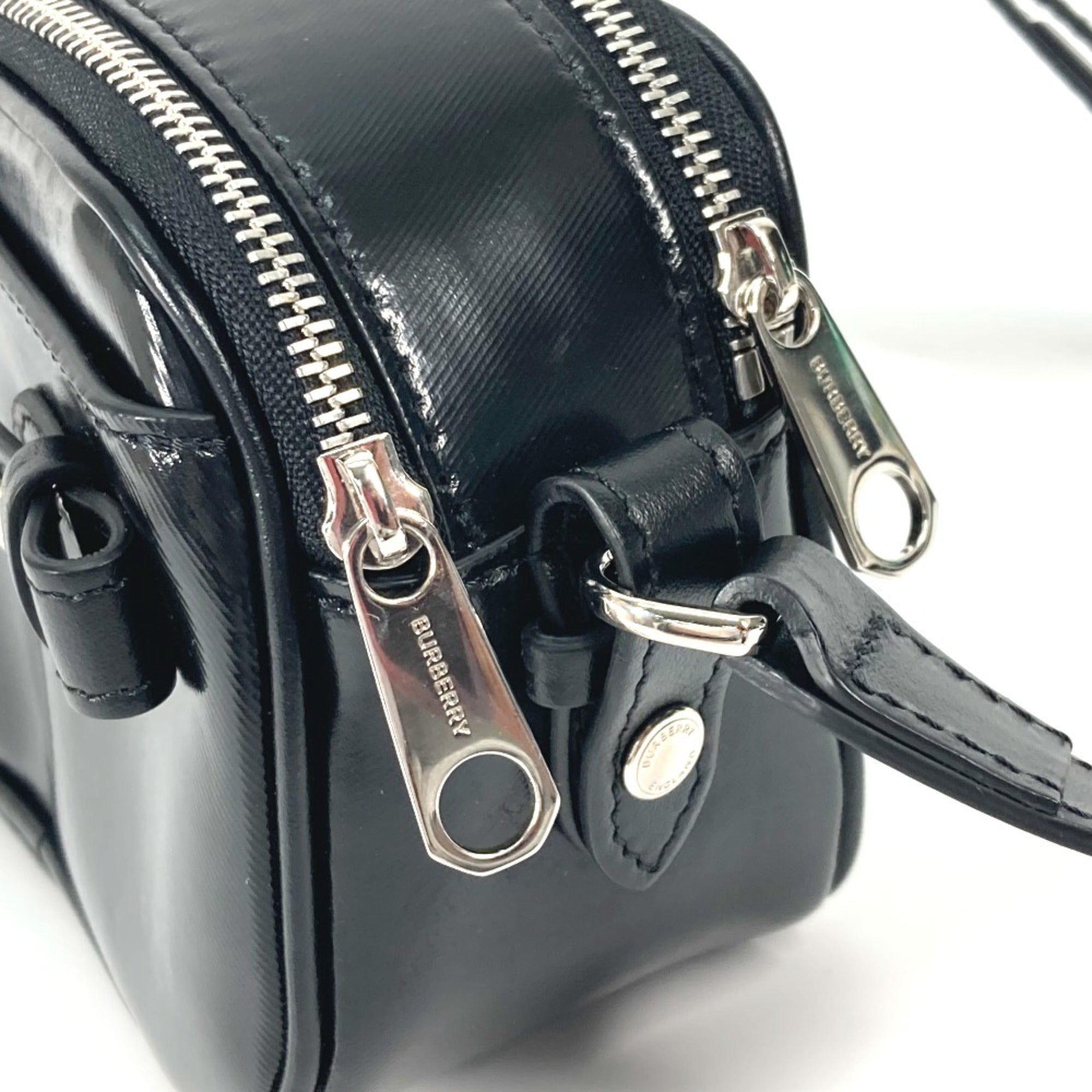 Burberry Black Leather Shoulder Bag