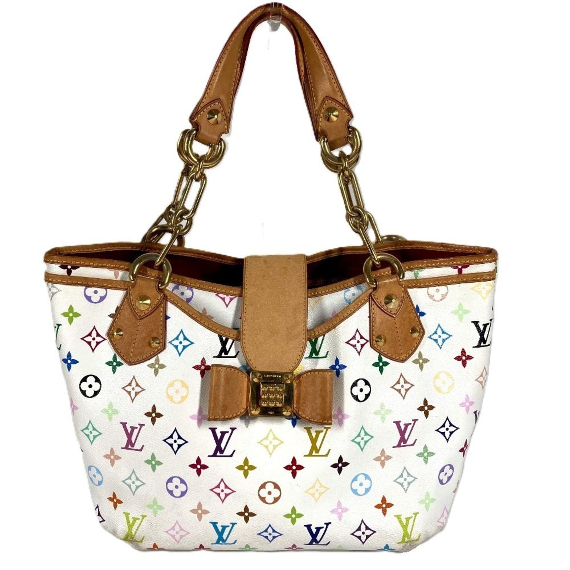 Louis Vuitton White Monogram Multicolore Handbag Shoulder Bag