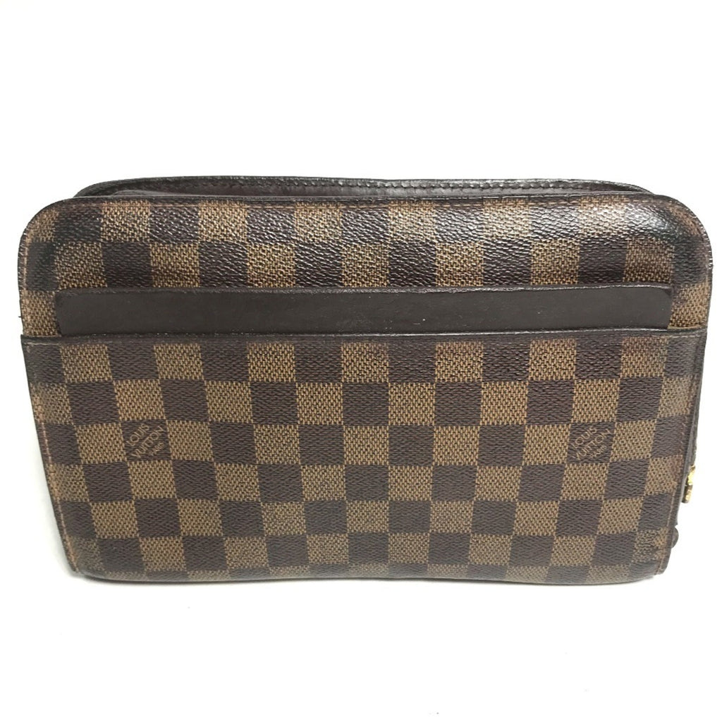 Louis Vuitton Brown Damier Canvas Ebene Damier Canvas Clutch Bag Pouch