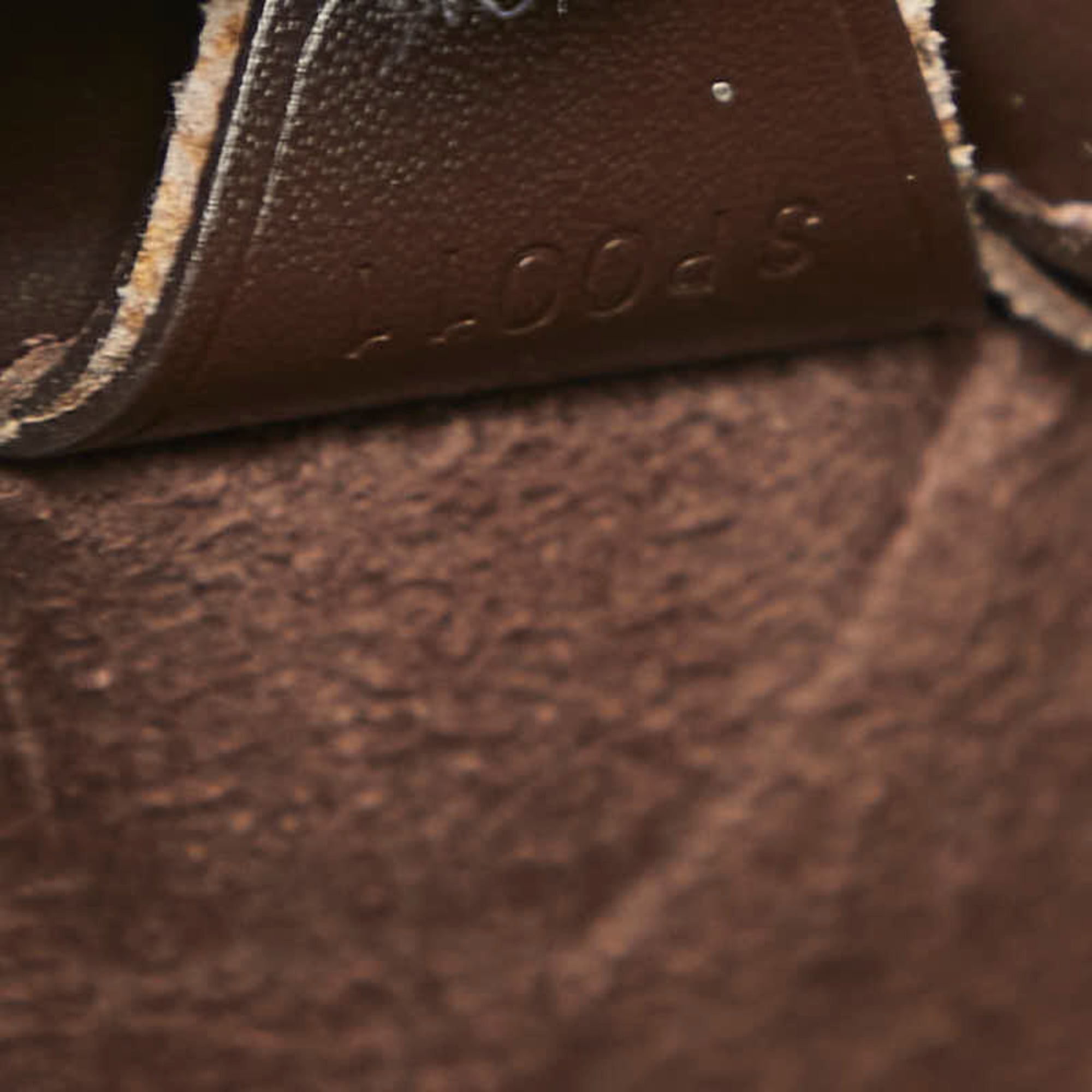 Louis Vuitton Brown Moka Leather Handbag Shoulder Bag