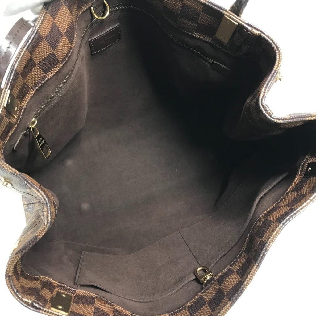 Louis Vuitton Damier Brown Ebene Damier Canvas Shoulder Bag Tote Bag