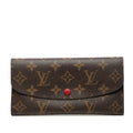Louis Vuitton Brown Rouge Pvc Leather Long Wallet