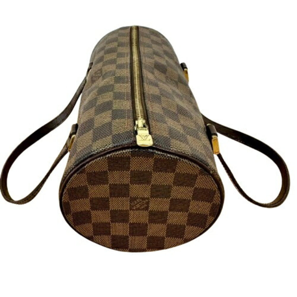 Louis Vuitton Damier Brown Leather Handbag