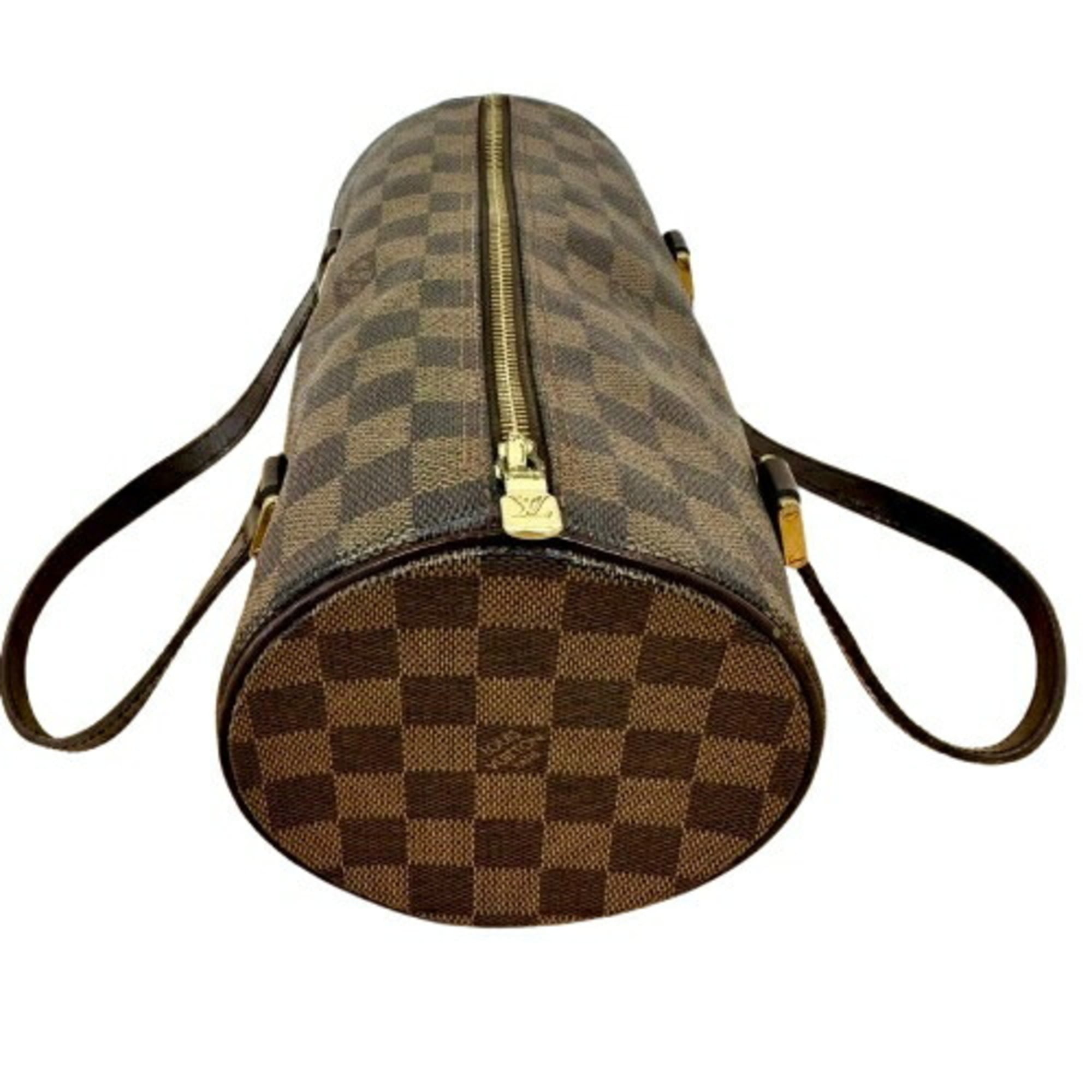 Louis Vuitton Damier Brown Leather Handbag