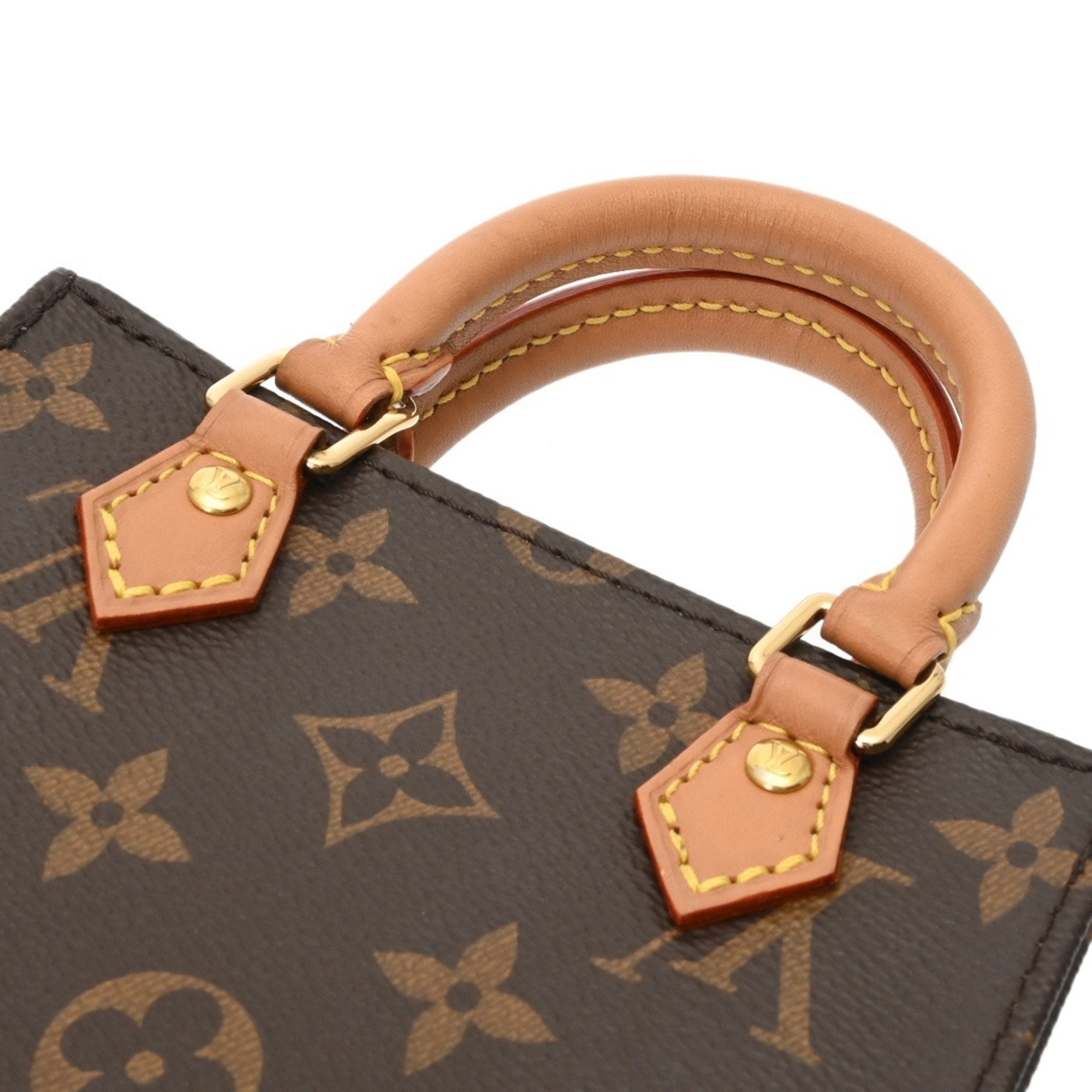 Louis Vuitton Brown Monogram Canvas Handbag