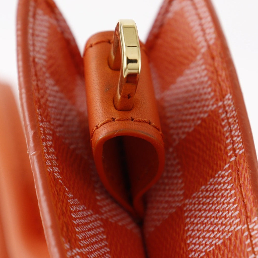 Louis Vuitton Orange Pimont Damier Canvas Handbag Tote Bag