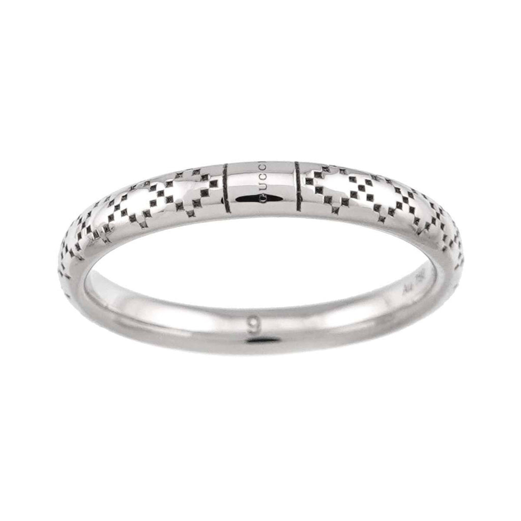 Gucci White Gold (18K) Band Ring (Pre-Owned)