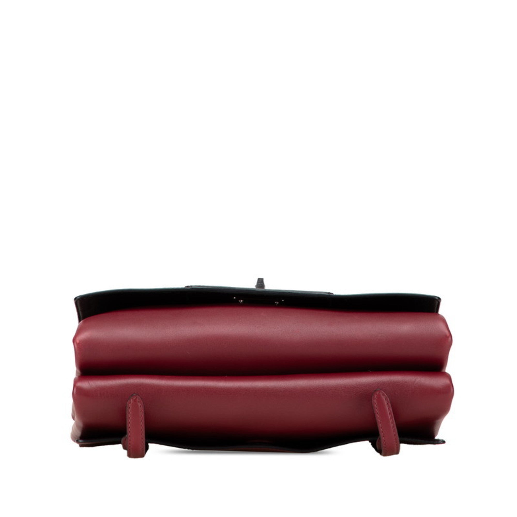 Prada Red Color Leather Shoulder Bag