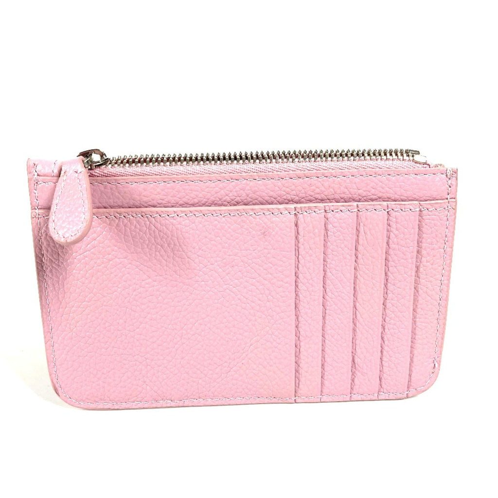 Balenciaga Pink Leather Coin Purse/Coin Case