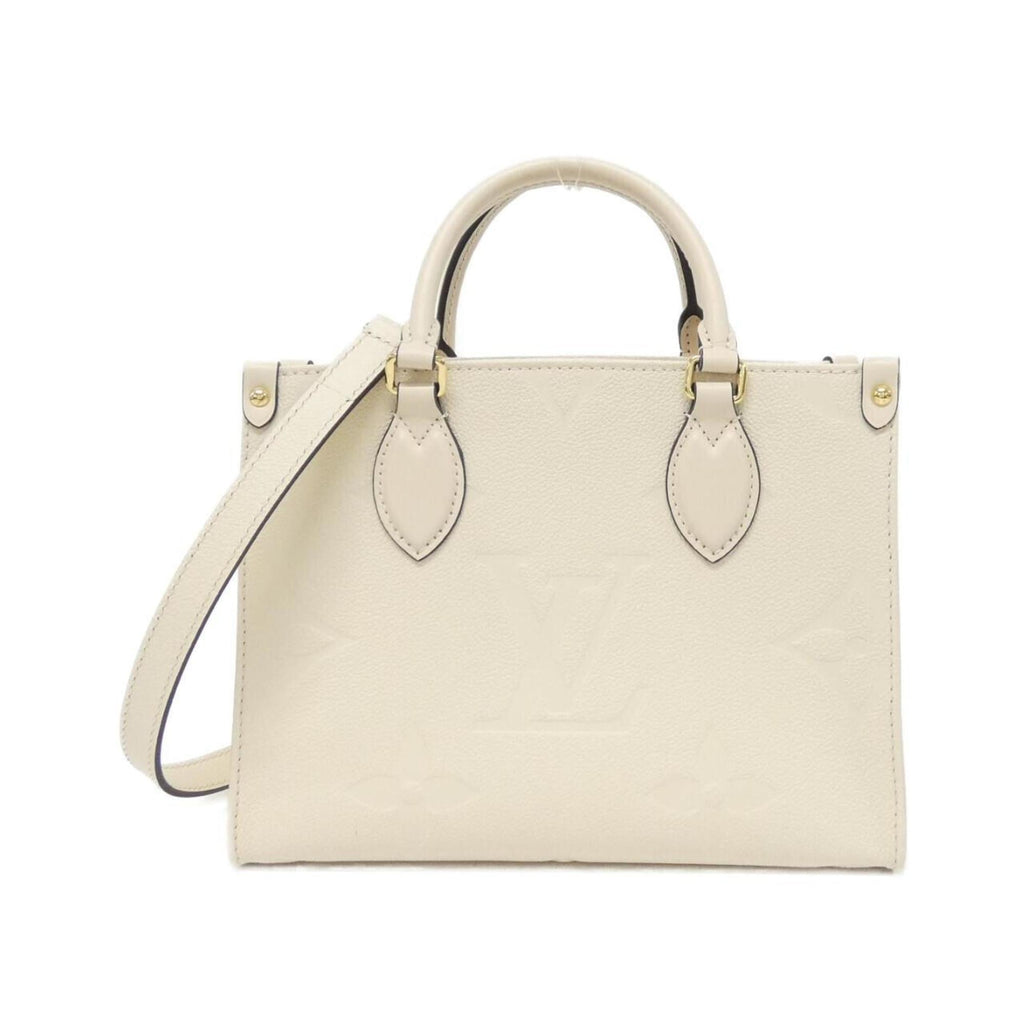 Louis Vuitton Beige Leather Handbag