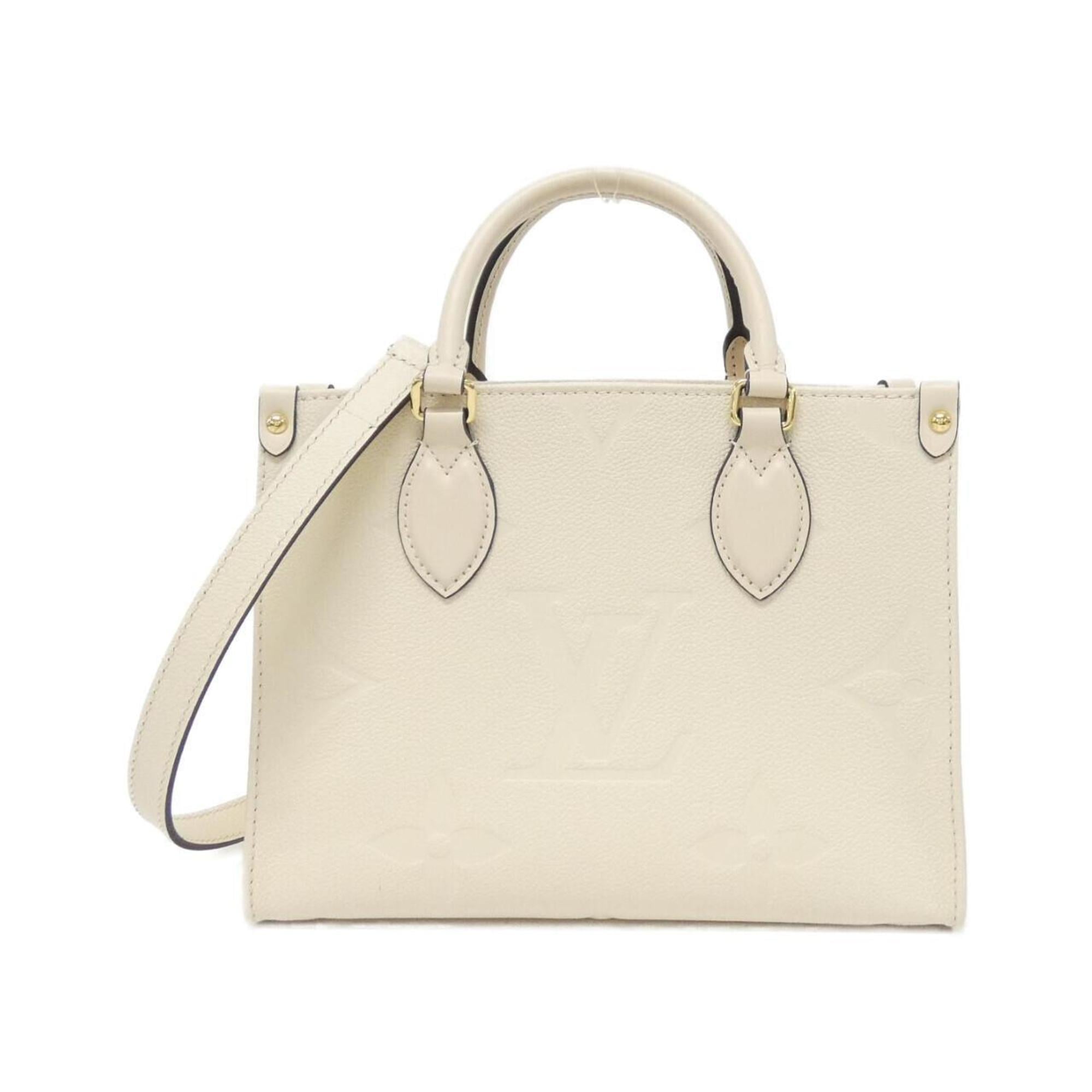 Louis Vuitton Beige Leather Handbag
