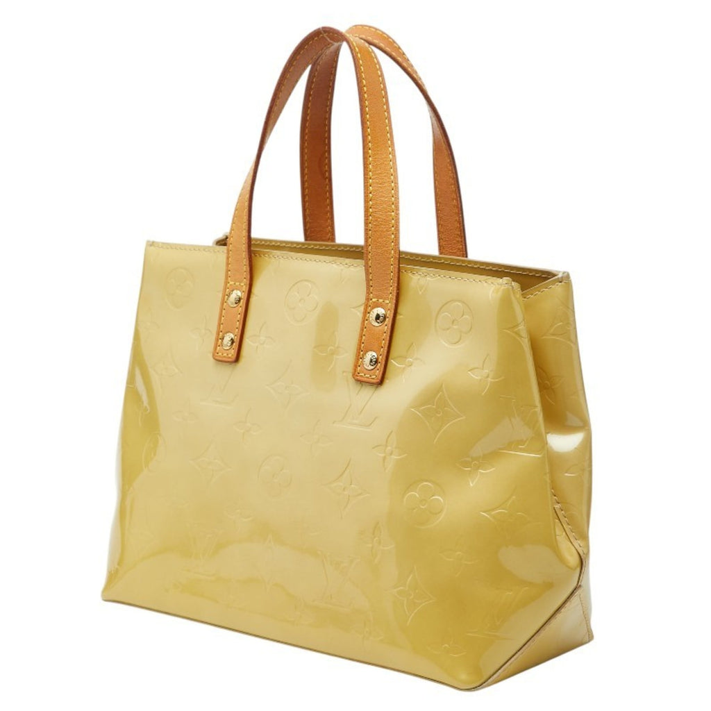 Louis Vuitton Beige Patent Leather Handbag