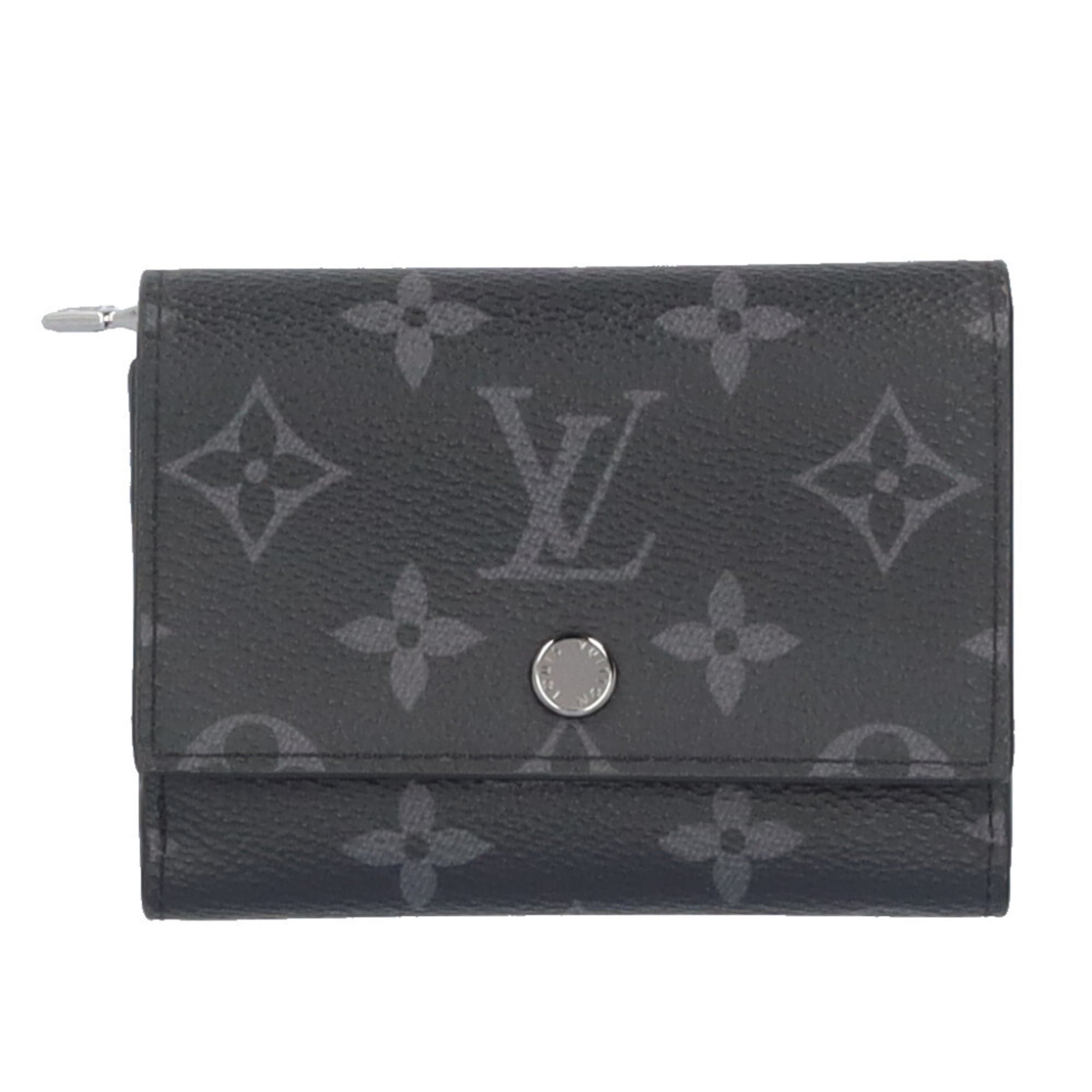 Louis Vuitton Black Monogram Eclipse Wallet (Tri-Fold)