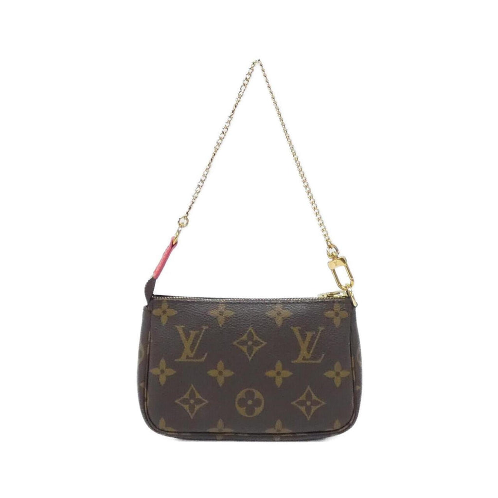Louis Vuitton Marron Coated Canvas Pochette Pouch
