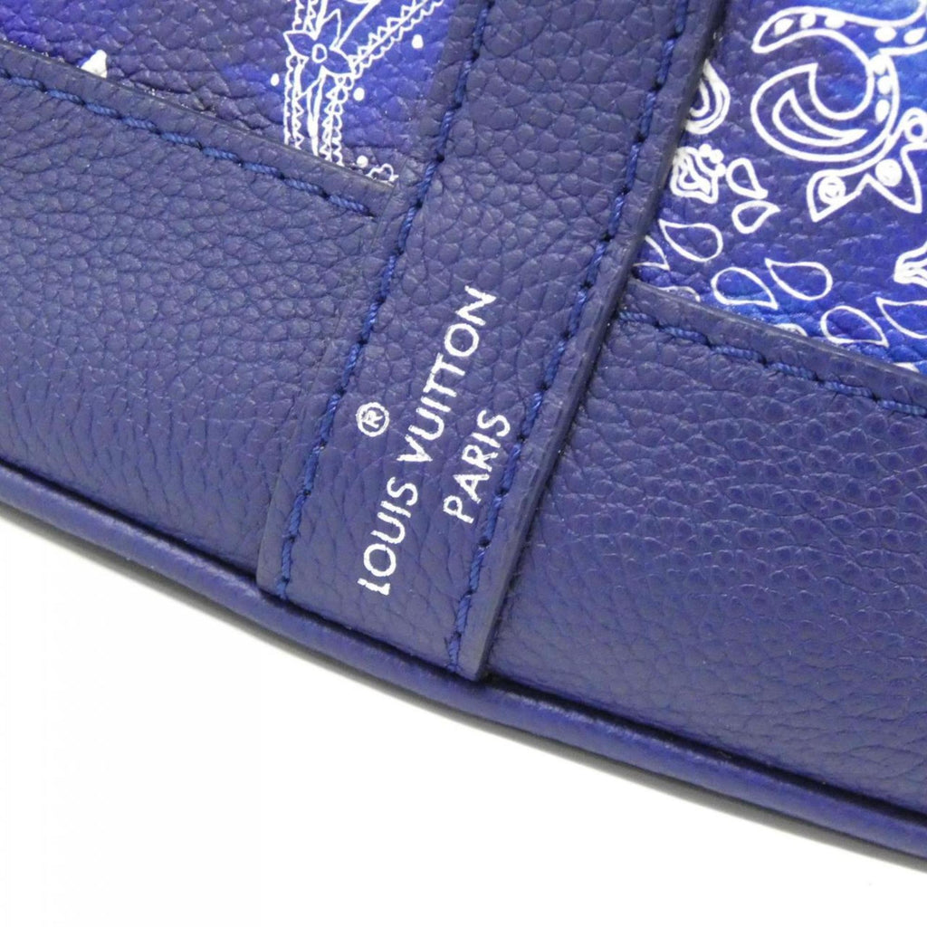 Louis Vuitton Blue Leather Shoulder Bag
