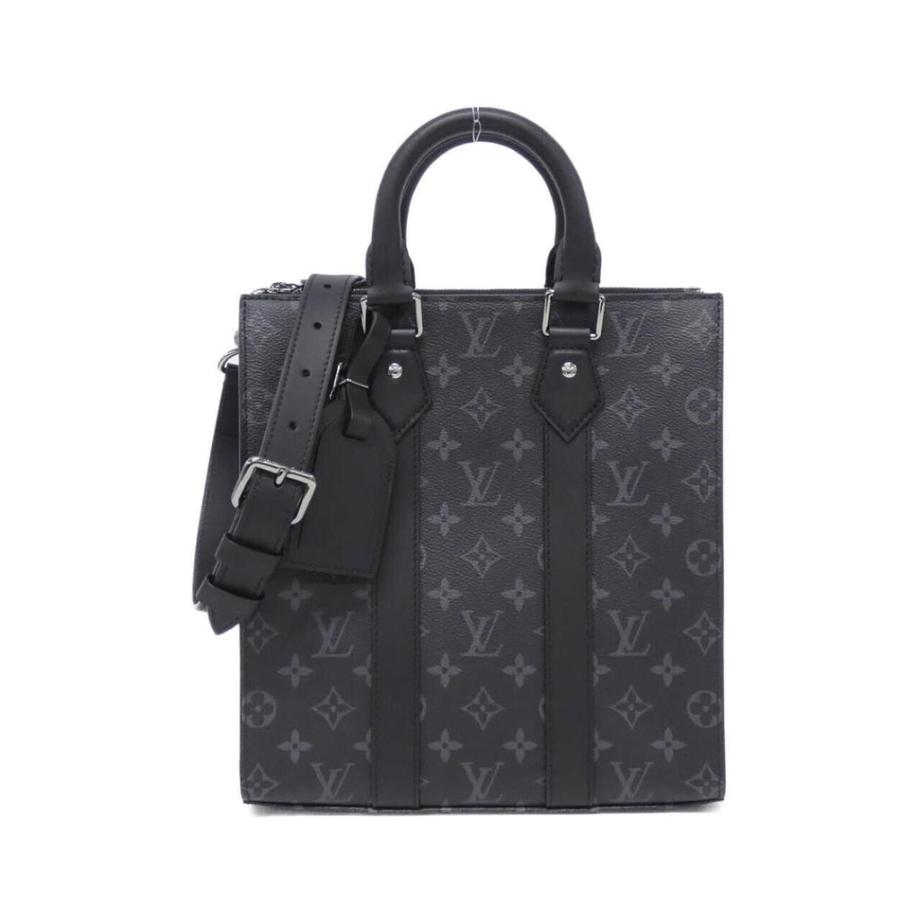 Louis Vuitton Black Coated Canvas Handbag