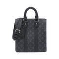 Louis Vuitton Black Coated Canvas Handbag