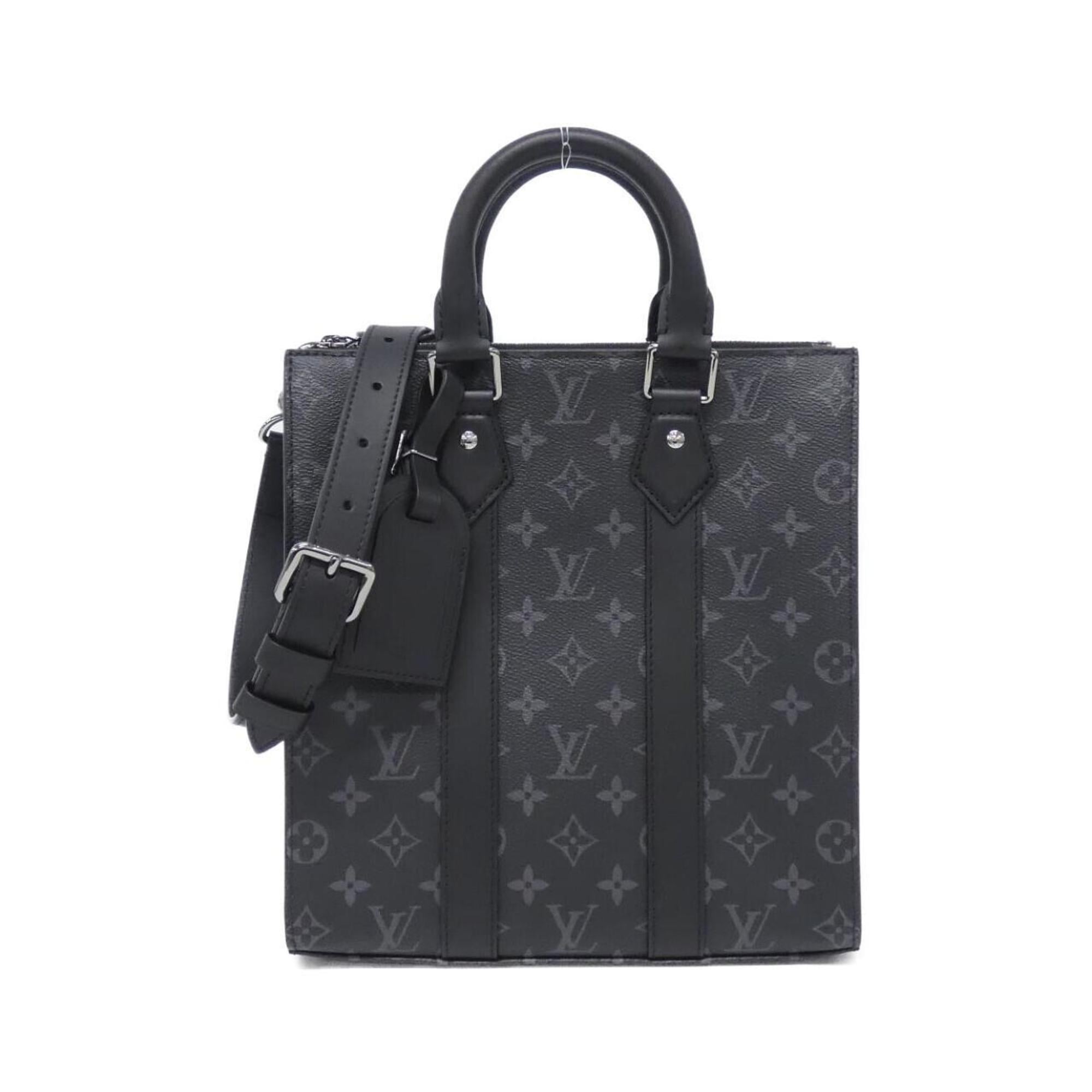 Louis Vuitton Black Coated Canvas Handbag
