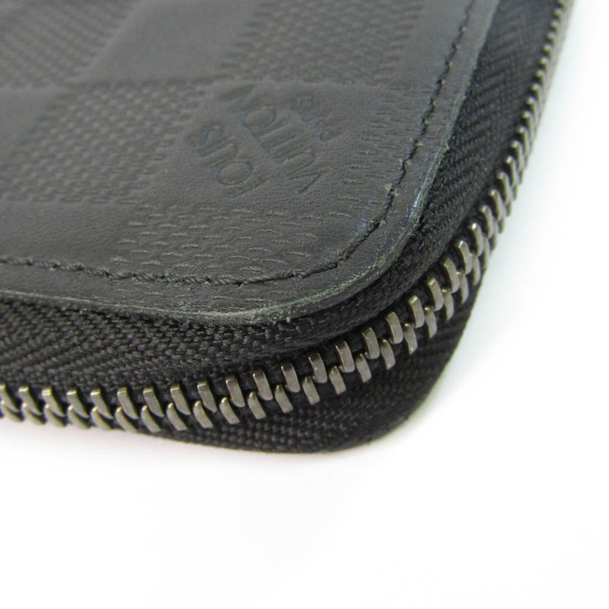 Louis Vuitton Damier Infini Zippy Wallet Vertical N63548 Men's Damier Infini Long Wallet (bi-fold) Onyx